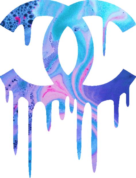 dripping chanel logo clothing